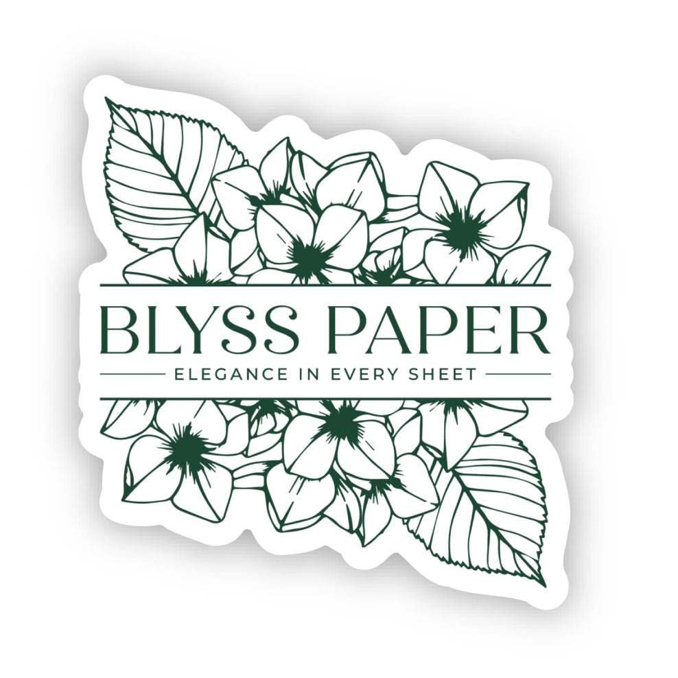 Blyss Paper Logo Sticker