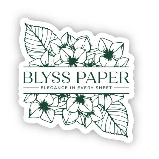 Blyss Paper Logo Sticker